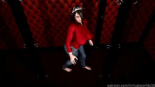 Asian Girl Breast Expansion In The Dark Cellar