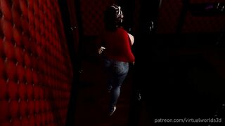 Asian Girl Breast Expansion In The Dark Cellar
