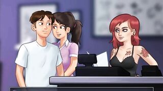 Summertime Saga: Girl Is Making A Tattoo On Her Ass-Ep128