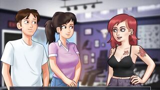 Summertime Saga: Girl Is Making A Tattoo On Her Ass-Ep128