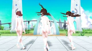 【MMD】ImasCG 3P Paradise Pure Land【1080p 60fps】【R-18】