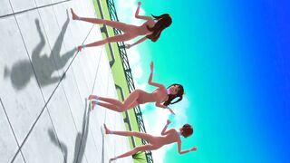 【MMD】ImasCG 3P Paradise Pure Land【1080p 60fps】【R-18】