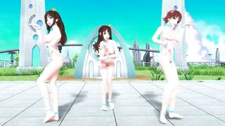【MMD】ImasCG 3P Paradise Pure Land【1080p 60fps】【R-18】