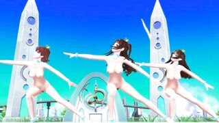 【MMD】ImasCG 3P Paradise Pure Land【1080p 60fps】【R-18】