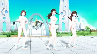 【MMD】ImasCG 3P Paradise Pure Land【1080p 60fps】【R-18】