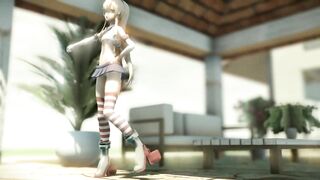 【MMD】Shimakaze - UsoNui【R-18】