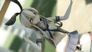 【MMD】Shimakaze - UsoNui【R-18】