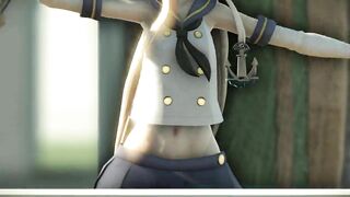【MMD】Shimakaze - UsoNui【R-18】