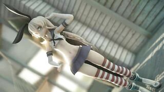 【MMD】Shimakaze - UsoNui【R-18】