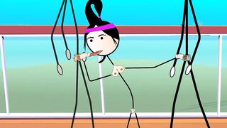 Happy Ending for All - Cartoon - Dancing and Fucking in Public with 80s Songs - Voyeurs Masturbating - Kara Kutu