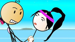 Happy Ending for All - Cartoon - Dancing and Fucking in Public with 80s Songs - Voyeurs Masturbating - Kara Kutu
