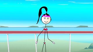 Happy Ending for All - Cartoon - Dancing and Fucking in Public with 80s Songs - Voyeurs Masturbating - Kara Kutu