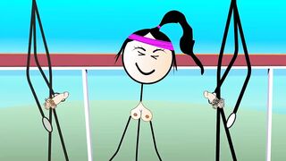 Happy Ending for All - Cartoon - Dancing and Fucking in Public with 80s Songs - Voyeurs Masturbating - Kara Kutu