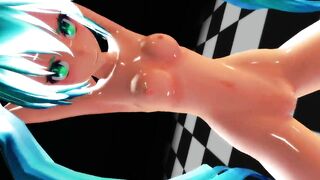 【MMD】Cakeface - GUMI & Miku【R-18】