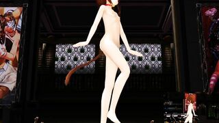 【MMD】Tail Dance (From behind)【R-18】