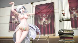【MMD R-18 SEX DANCE】HAKU ARABIAN SUIT HOT HOT ASS SWEET PLEASURE TEMPTATION [BY] Orion DobleDosis