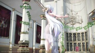 【MMD R-18 SEX DANCE】HAKU ARABIAN SUIT HOT HOT ASS SWEET PLEASURE TEMPTATION [BY] Orion DobleDosis