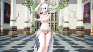 【MMD R-18 SEX DANCE】HAKU ARABIAN SUIT HOT HOT ASS SWEET PLEASURE TEMPTATION [BY] Orion DobleDosis