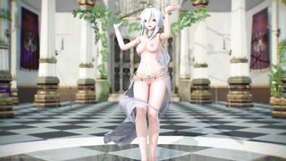 【MMD R-18 SEX DANCE】HAKU ARABIAN SUIT HOT HOT ASS SWEET PLEASURE TEMPTATION [BY] Orion DobleDosis