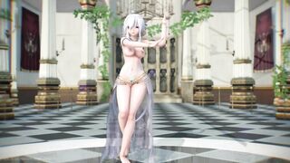 【MMD R-18 SEX DANCE】HAKU ARABIAN SUIT HOT HOT ASS SWEET PLEASURE TEMPTATION [BY] Orion DobleDosis