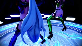 【MMD R-18 SEX DANCE】HAKU SEXY GUMI SWEET TASTY BIG NAUGHTY ASS GIMME THAT [BY] Orion DobleDosis