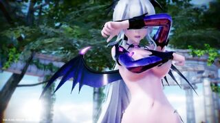 【MMD R-18 SEX DANCE】HAKU SEXY ASS SUCCUBUS ASS DANCING CYBER-THUNDER CIDER [BY] Orion DobleDosis