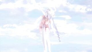 【MMD R-18 SEX DANCE】HAKU SEXY ANGEL PERFECT TASTY ASS SWEET ASS DEEP BLUE TOWN [BY] Orion DobleDosis