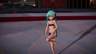 mmd r18 Api Miku crab crotch pinkcat 0815 Tribal costume Topless 3d hentai