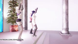 [MMD] TWICE-Feel Special Hot Dance Hinata Sakura Ino Yamanaka Naruto Hentai