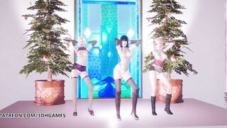 [MMD] TWICE-Feel Special Hot Dance Hinata Sakura Ino Yamanaka Naruto Hentai