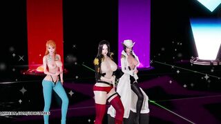 [MMD] Girl's Day - Expectation Hot Striptease Boa Hancock Nami Nico Robin One Piece