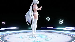 【MMD R-18 SEX DANCE】HAKU CAT HOT LINGERIE PERFECT TASTY MARINE DREAMIN [BY] Orion DobleDosis