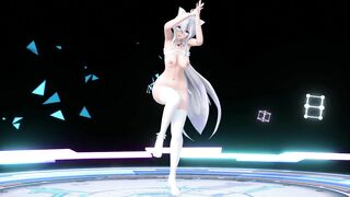 【MMD R-18 SEX DANCE】HAKU CAT HOT LINGERIE PERFECT TASTY MARINE DREAMIN [BY] Orion DobleDosis