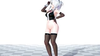 【MMD R-18 SEX DANCE】HAKU HOT BUNNY DELICIOUS PERFECT ASS DANCE SENSUAL MISTER [BY] Orion DobleDosis