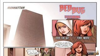 Spiderman Caught Gwen Stacy Fucking Mary Jane with Huge Strapon Dildo - Cartoon XXX Parody