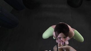 She likes to suck in public, what a good bitch