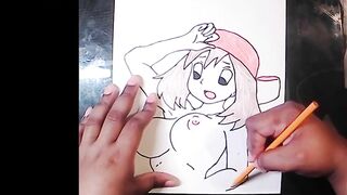Drawing pokemon character