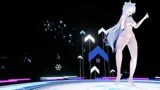 【MMD R-18 SEX DANCE】HAKU HOT CAT SWEET PERFECT ASS HOT DANCE SHAKE IT [BY] Orion DobleDosis
