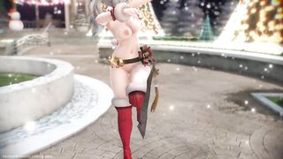 【MMD R-18 SEX DANCE】HAKU HOT CHRISTMAS PERFECT TASTY ASS MARINE DREAM [BY] Orion DobleDosis