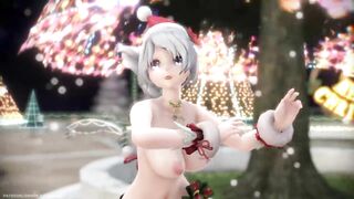 【MMD R-18 SEX DANCE】HAKU HOT CHRISTMAS PERFECT TASTY ASS MARINE DREAM [BY] Orion DobleDosis