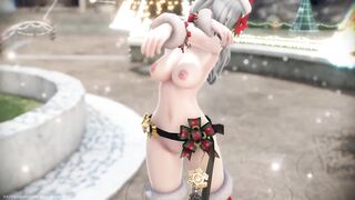 【MMD R-18 SEX DANCE】HAKU HOT CHRISTMAS PERFECT TASTY ASS MARINE DREAM [BY] Orion DobleDosis