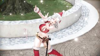 【MMD R-18 SEX DANCE】HAKU HOT CHRISTMAS PERFECT TASTY ASS MARINE DREAM [BY] Orion DobleDosis