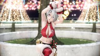 【MMD R-18 SEX DANCE】HAKU HOT CHRISTMAS PERFECT TASTY ASS MARINE DREAM [BY] Orion DobleDosis