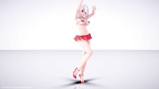 【MMD R-18 SEX DANCE】HAKU HOT HEART LINGERINE HOT ASS DANCING MARINE BLOOMIN [BY] Orion DobleDosis