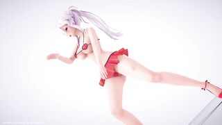 【MMD R-18 SEX DANCE】HAKU HOT HEART LINGERINE HOT ASS DANCING MARINE BLOOMIN [BY] Orion DobleDosis