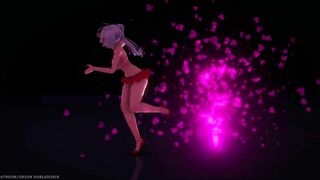 【MMD R-18 SEX DANCE】HAKU HOT HEART LINGERINE HOT ASS DANCING MARINE BLOOMIN [BY] Orion DobleDosis