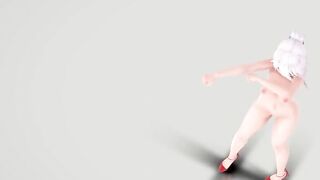 【MMD R-18 SEX DANCE】HAKU HOT HEART LINGERINE PERFECT TASTY ASS SWEET GIRLS [BY] Orion DobleDosis