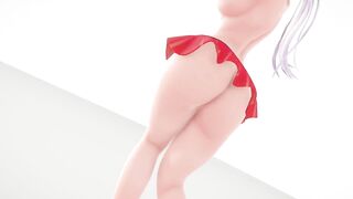 【MMD R-18 SEX DANCE】HAKU HOT HEART LINGERINE PERFECT TASTY ASS SWEET GIRLS [BY] Orion DobleDosis