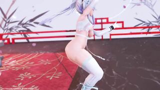 【MMD R-18 SEX DANCE】HAKU HOT CHINA PRINCESS PERFECT TASTY ASS TOUGEN RENKA [BY] Orion DobleDosis