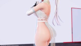 【MMD R-18 SEX DANCE】HAKU HOT CHINA PRINCESS PERFECT TASTY ASS TOUGEN RENKA [BY] Orion DobleDosis